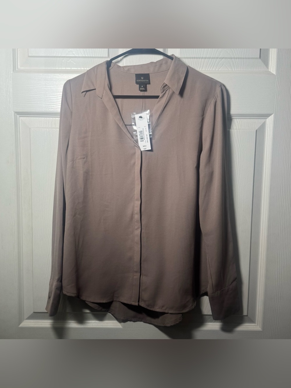 Women’s Worthington Taupe Top S